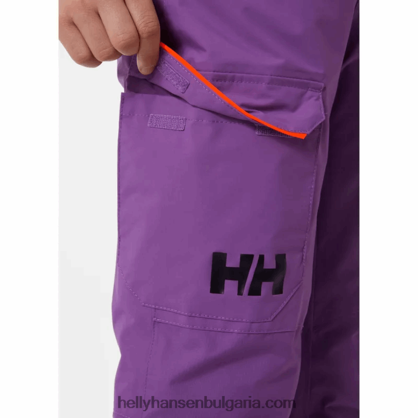 деца ски панталони за юноши 80V22D2456 синя мъгла/черно/морско синьо Helly-Hansen