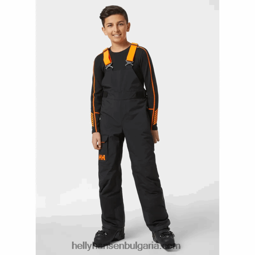 деца ски панталони за юноши 80V22D2458 натрошен гра/най-тъмен спр Helly-Hansen