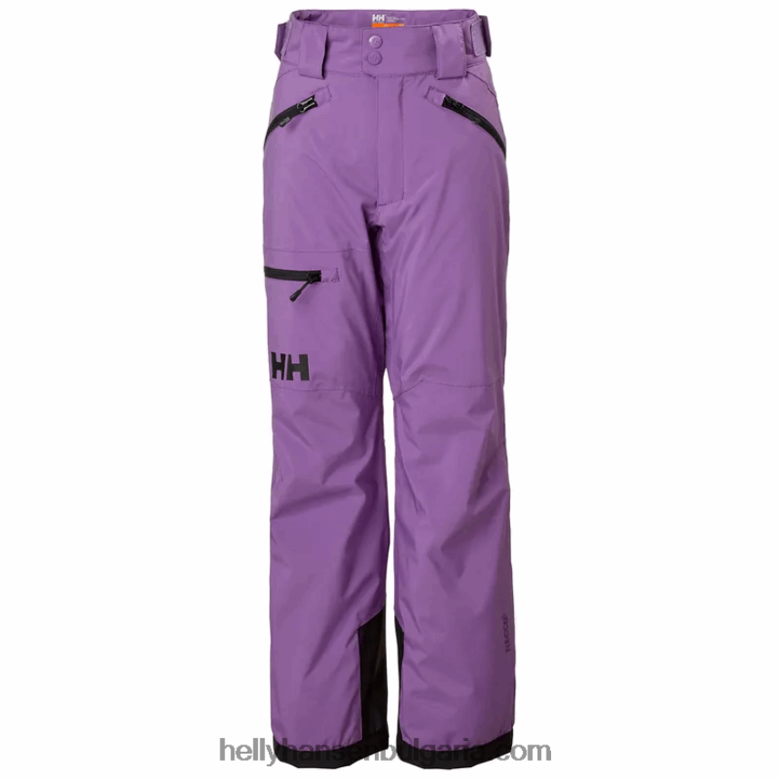 деца ски панталони за юноши 80V22D2460 черно/морско синьо Helly-Hansen