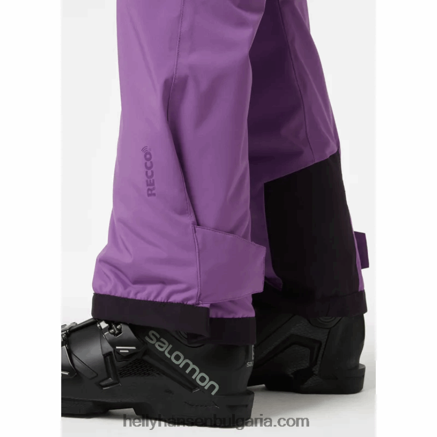 деца ски панталони за юноши 80V22D2460 черно/морско синьо Helly-Hansen