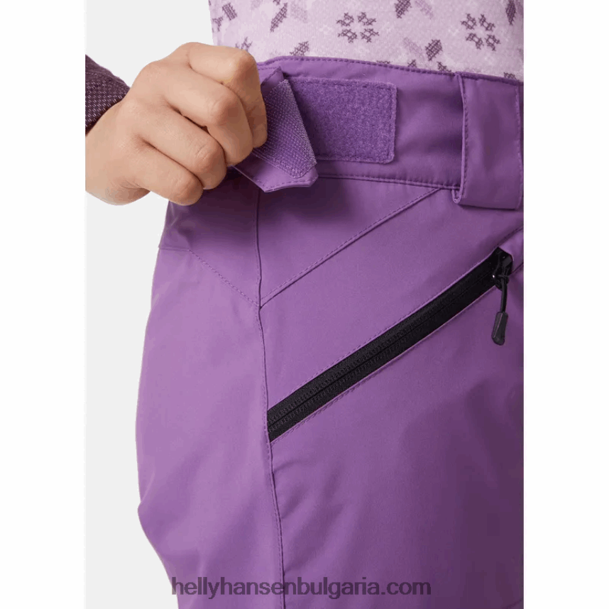 деца ски панталони за юноши 80V22D2460 черно/морско синьо Helly-Hansen