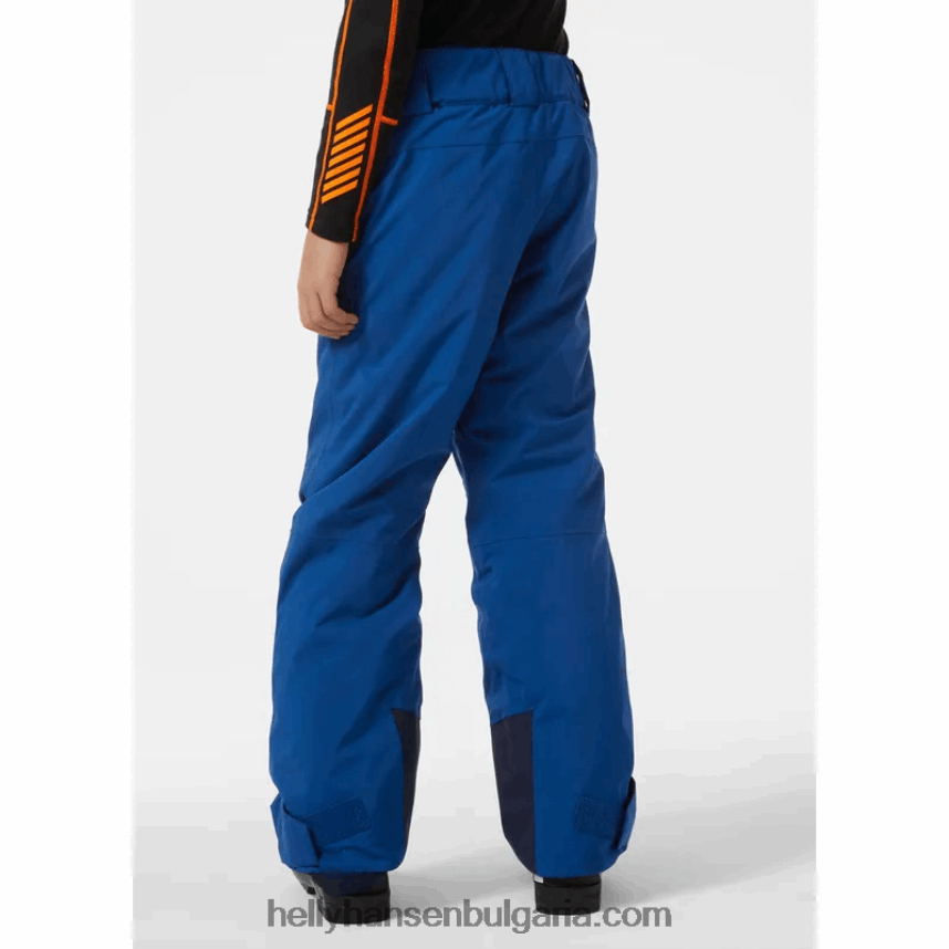 деца ски панталони за юноши 80V22D2462 смачкана гра/морошка Helly-Hansen