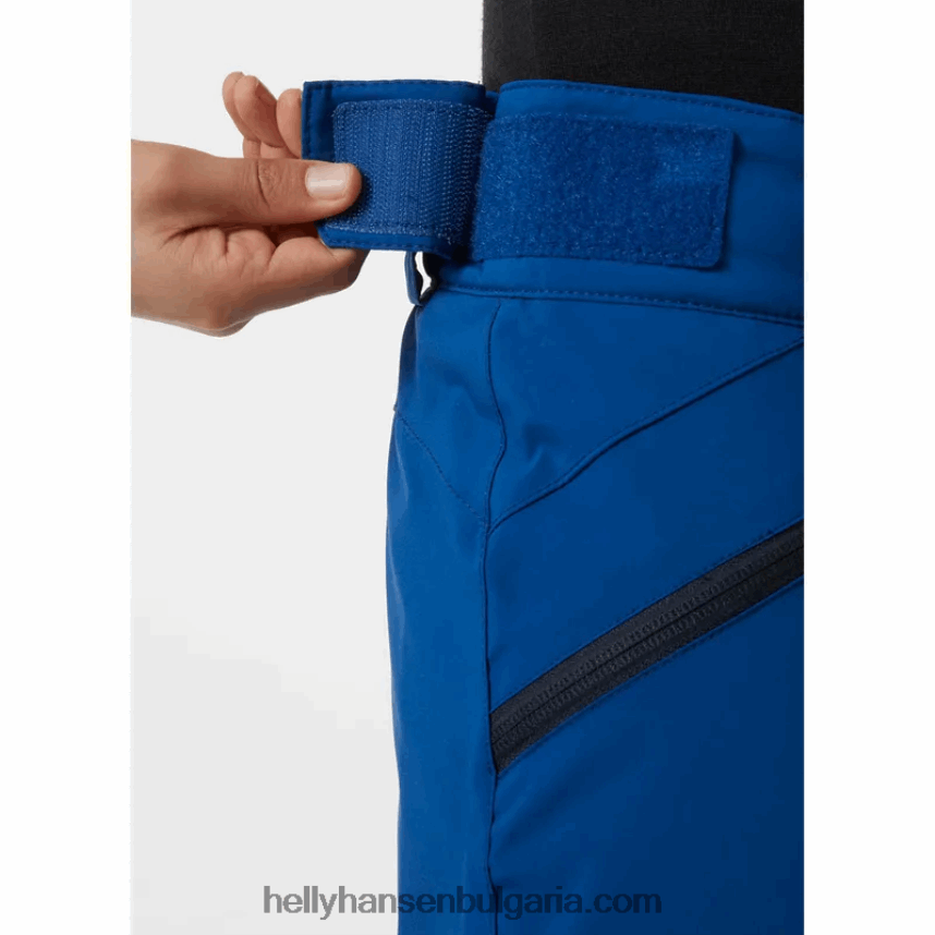 деца ски панталони за юноши 80V22D2462 смачкана гра/морошка Helly-Hansen