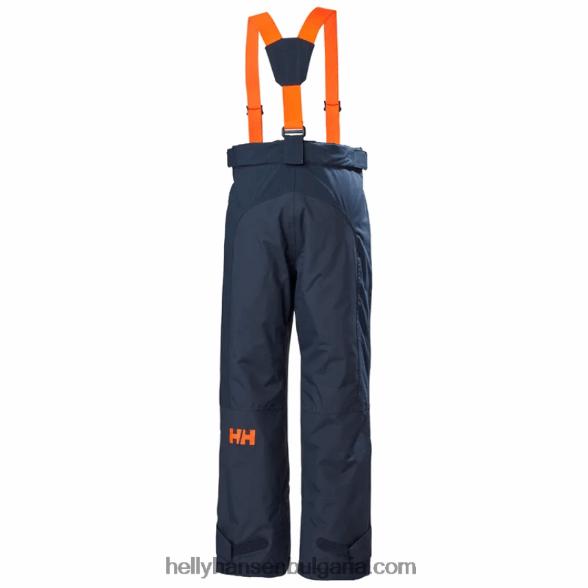 деца юношески ски панталони no limits 2.0 80V22D2455 полезност gre/синя мъгла/черно Helly-Hansen