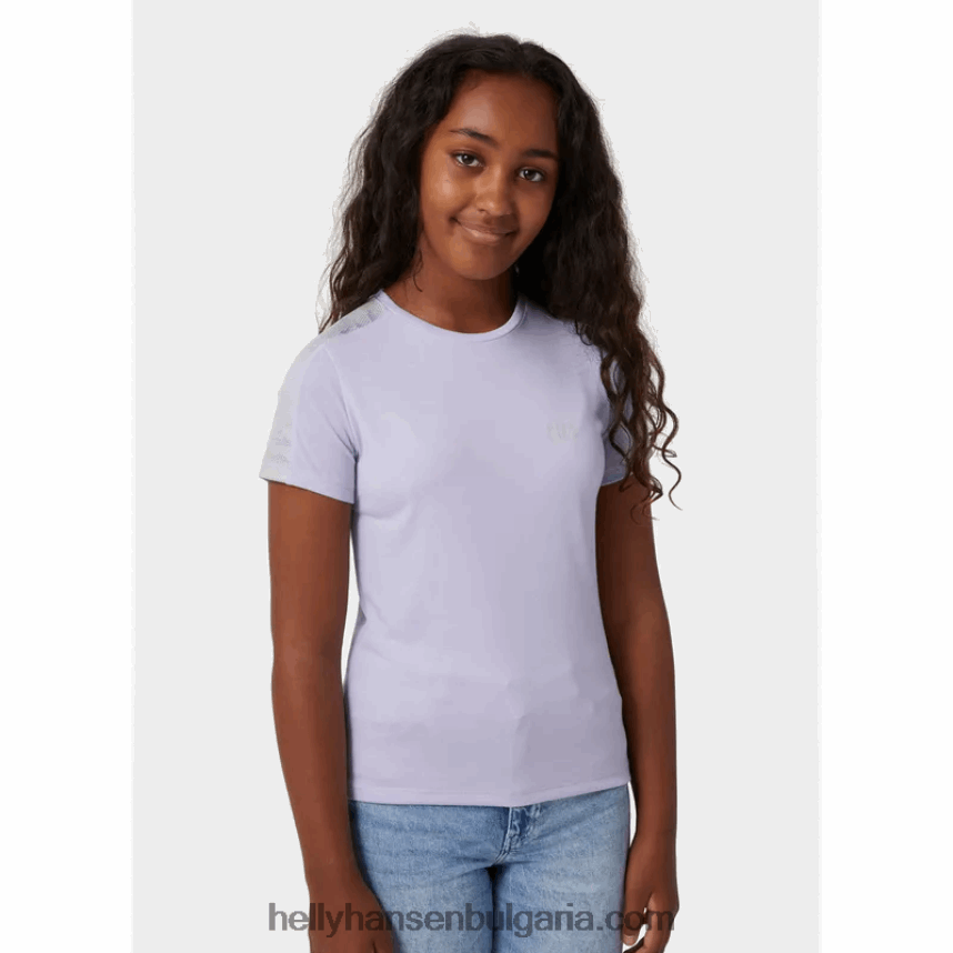 деца активна техническа тениска за юноши 80V22D2512 тревожно червено/сиво меланг/морско синьо Helly-Hansen