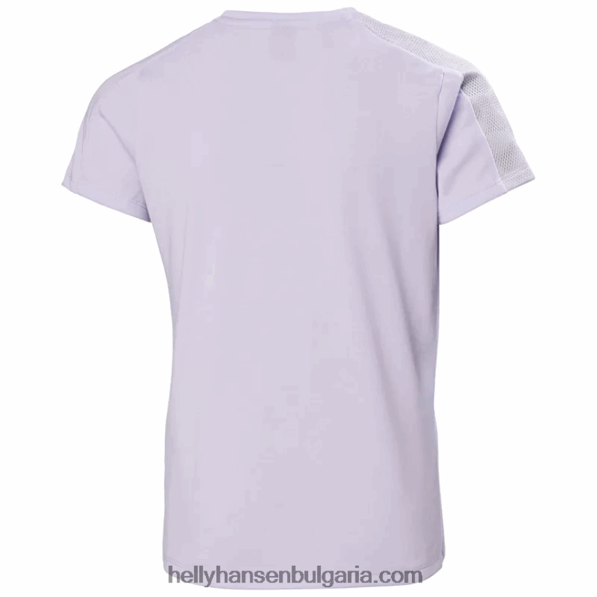 деца активна техническа тениска за юноши 80V22D2512 тревожно червено/сиво меланг/морско синьо Helly-Hansen