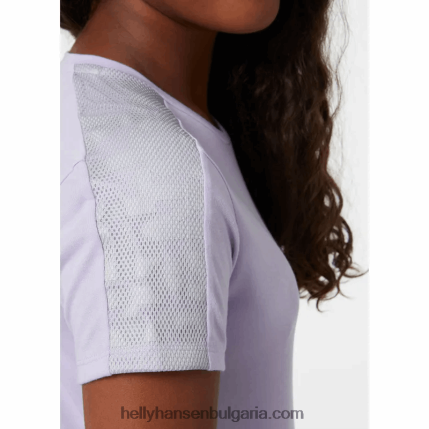 деца активна техническа тениска за юноши 80V22D2512 тревожно червено/сиво меланг/морско синьо Helly-Hansen