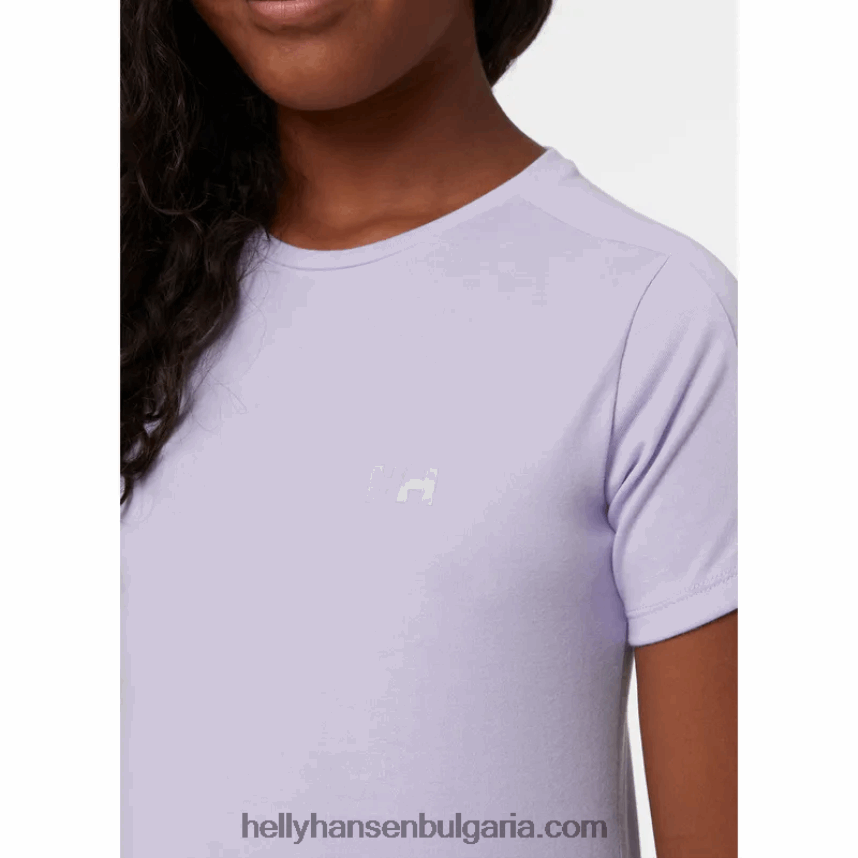 деца активна техническа тениска за юноши 80V22D2512 тревожно червено/сиво меланг/морско синьо Helly-Hansen