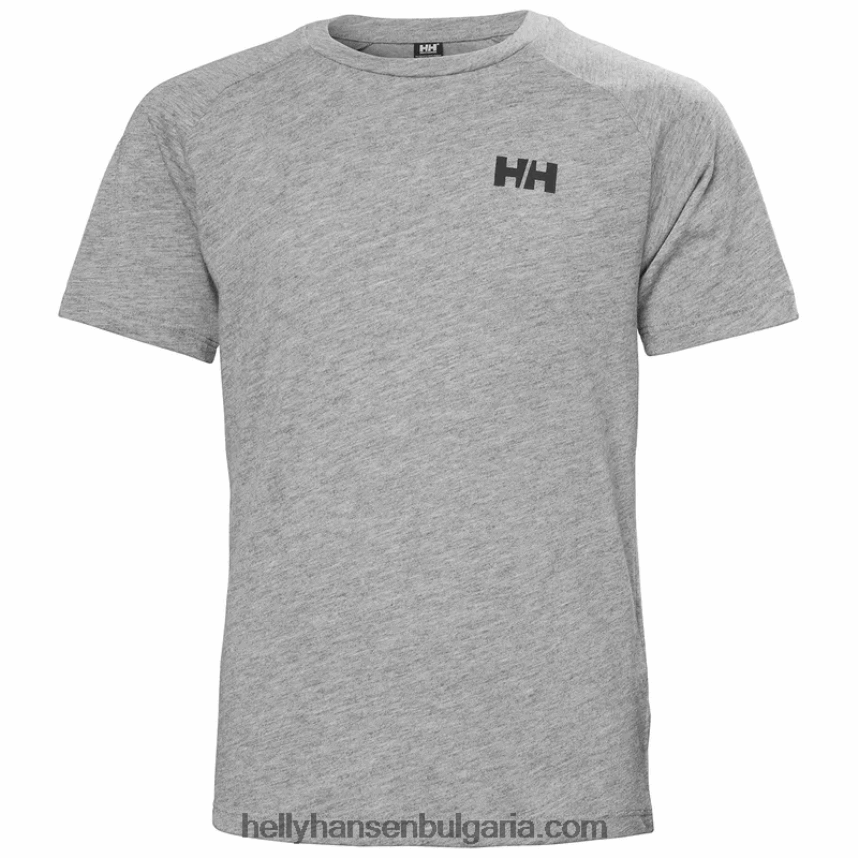деца техническа тениска за юноши 80V22D2572 прасковено ехо/азурит Helly-Hansen