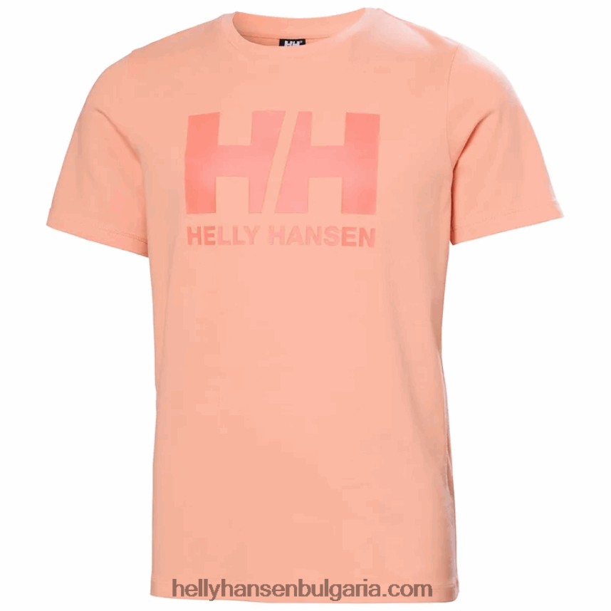 деца тениска с лого hh за юноши 80V22D2504 светло син Helly-Hansen