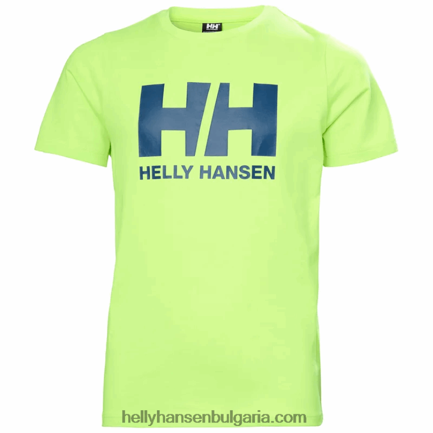 деца тениска с лого hh за юноши 80V22D2505 ярко син/розов кварц Helly-Hansen
