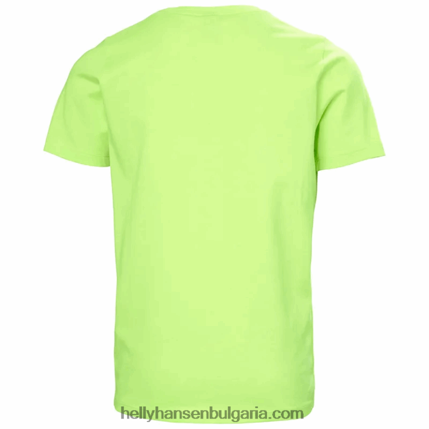 деца тениска с лого hh за юноши 80V22D2505 ярко син/розов кварц Helly-Hansen