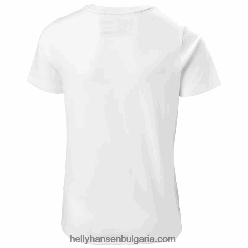 деца тениска с лого hh за юноши 80V22D2508 сладък лайм/лилатех Helly-Hansen