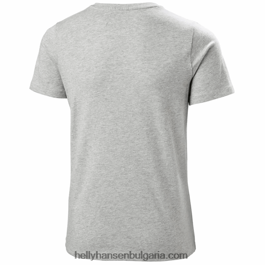 деца тениска с лого hh за юноши 80V22D2510 lilatech/бяло/предупредително червено Helly-Hansen