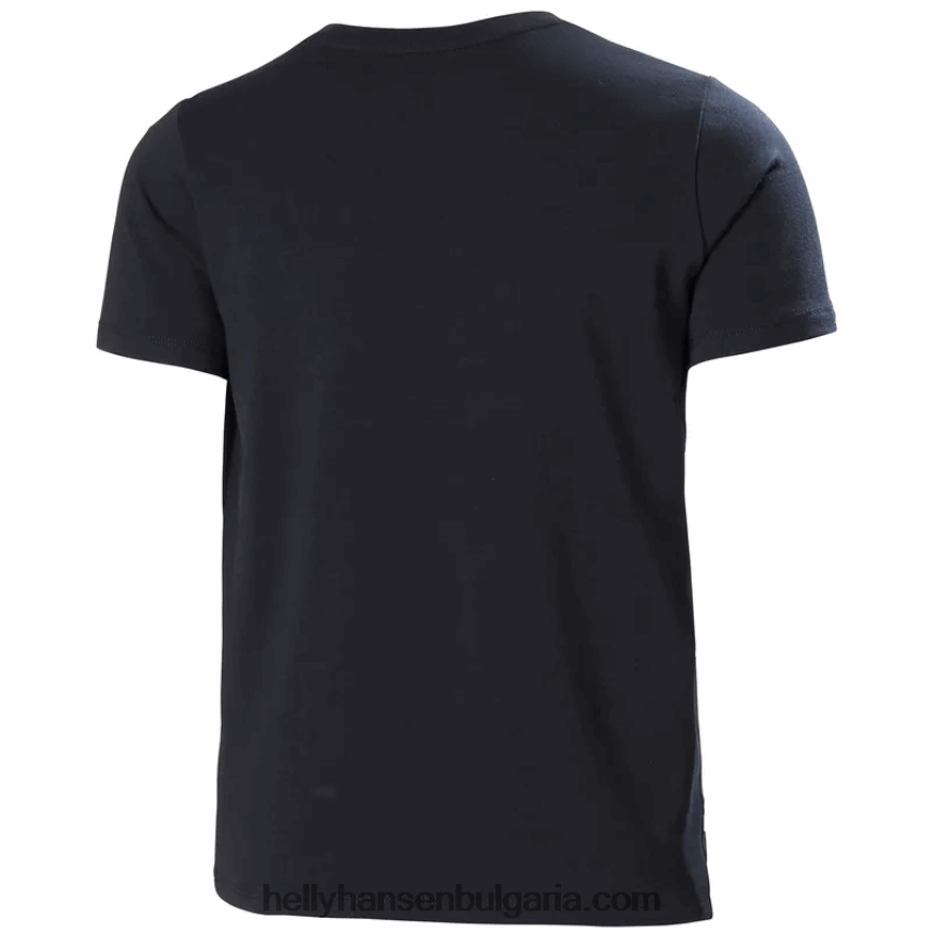 деца тениска с лого hh за юноши 80V22D2511 бяло/предупредително червено/сив меланг Helly-Hansen