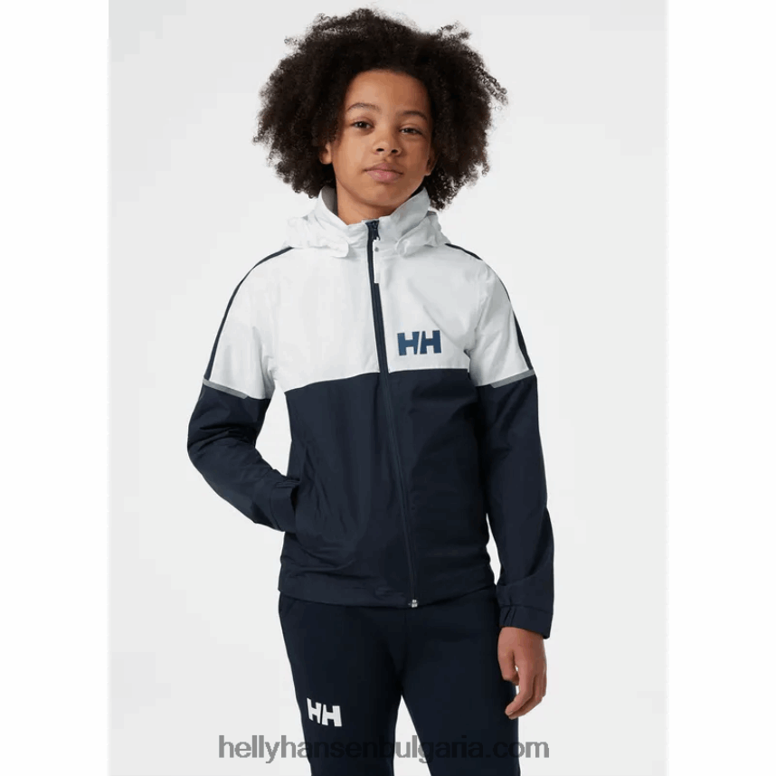 деца юноши активно яке 2.0 дъждовно яке 80V22D2769 черен Helly-Hansen