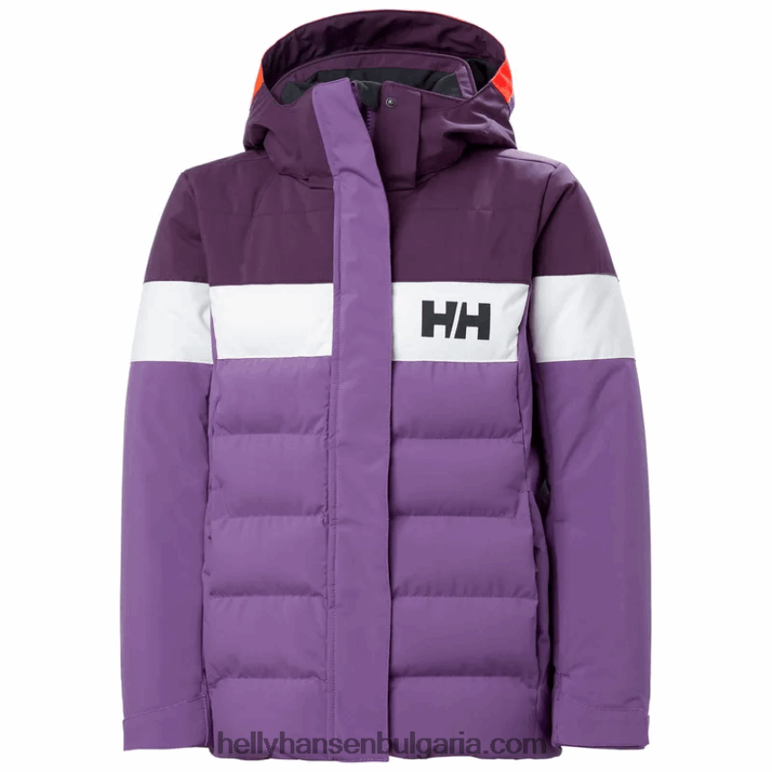 деца юношеско диамантено ски яке 80V22D2382 прасковено ехо Helly-Hansen