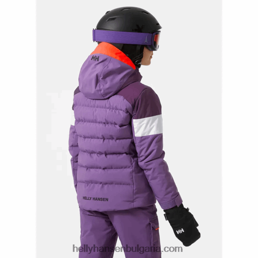 деца юношеско диамантено ски яке 80V22D2382 прасковено ехо Helly-Hansen