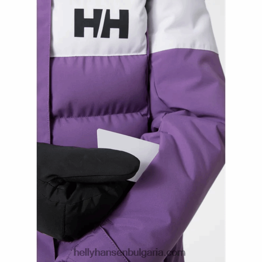 деца юношеско диамантено ски яке 80V22D2382 прасковено ехо Helly-Hansen