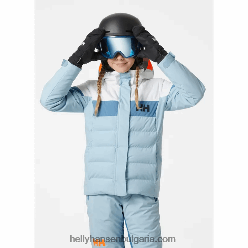 деца юношеско диамантено ски яке 80V22D2383 натрошена гра Helly-Hansen