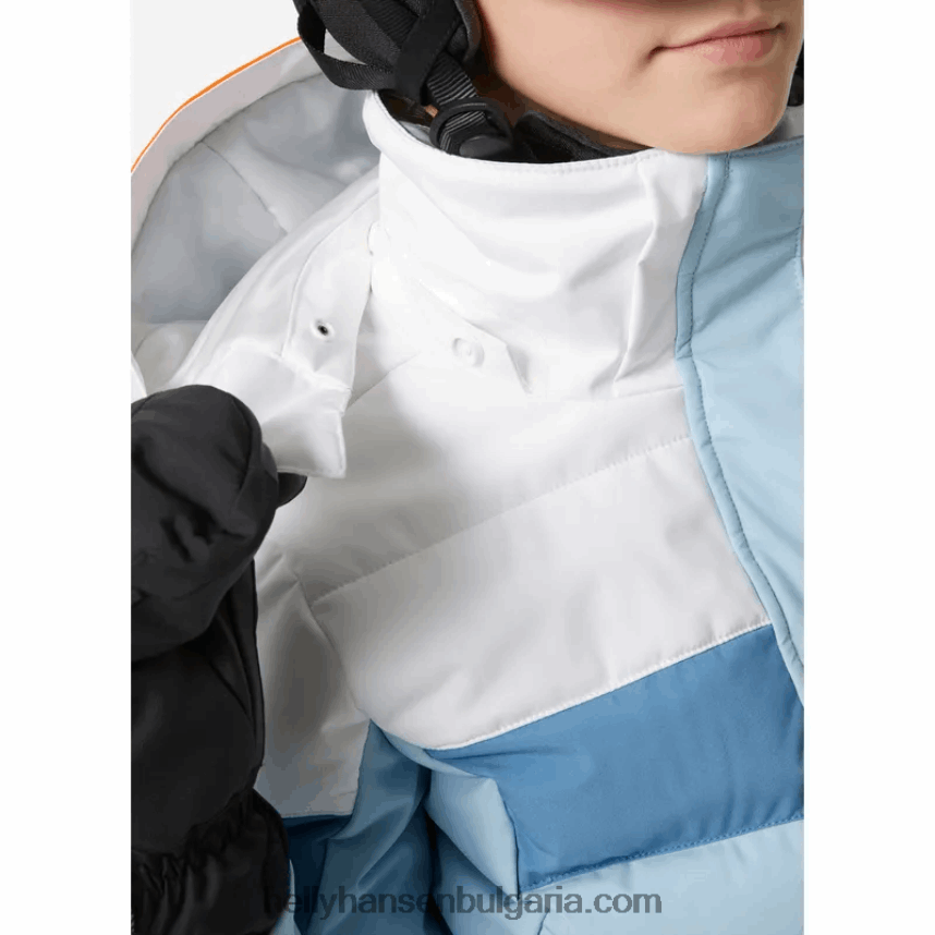 деца юношеско диамантено ски яке 80V22D2383 натрошена гра Helly-Hansen
