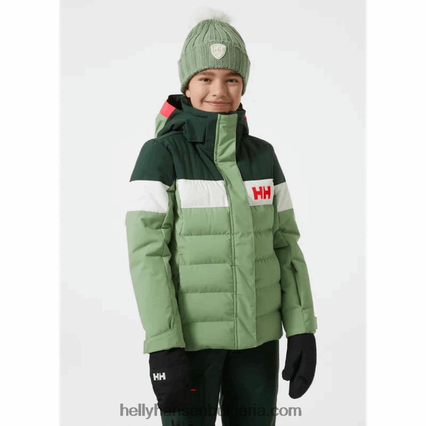 деца юношеско диамантено ски яке 80V22D2384 натрошена гра Helly-Hansen