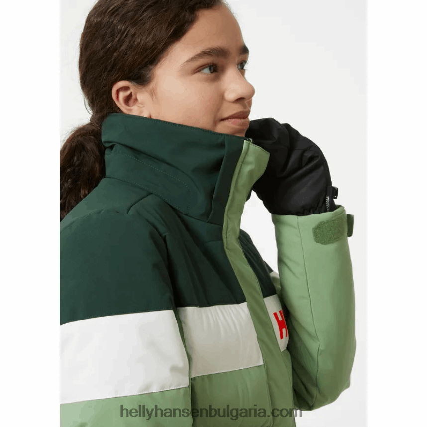 деца юношеско диамантено ски яке 80V22D2384 натрошена гра Helly-Hansen