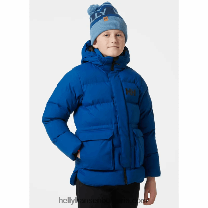 деца юношеска градска пухкава зимна парка 80V22D2415 черен Helly-Hansen