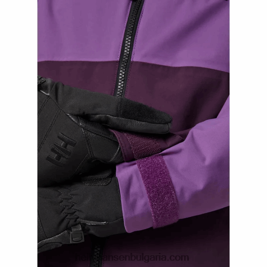 деца ски яке за юноши траверс 80V22D2417 дълбок фиорд/черен Helly-Hansen