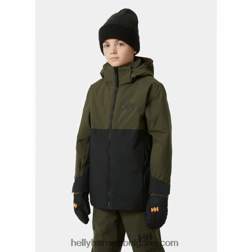деца ски яке за юноши траверс 80V22D2420 най-тъмен spr Helly-Hansen