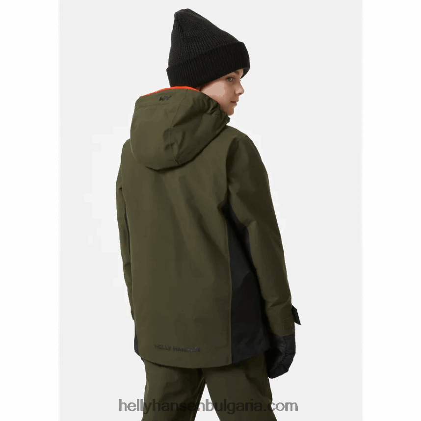 деца ски яке за юноши траверс 80V22D2420 най-тъмен spr Helly-Hansen