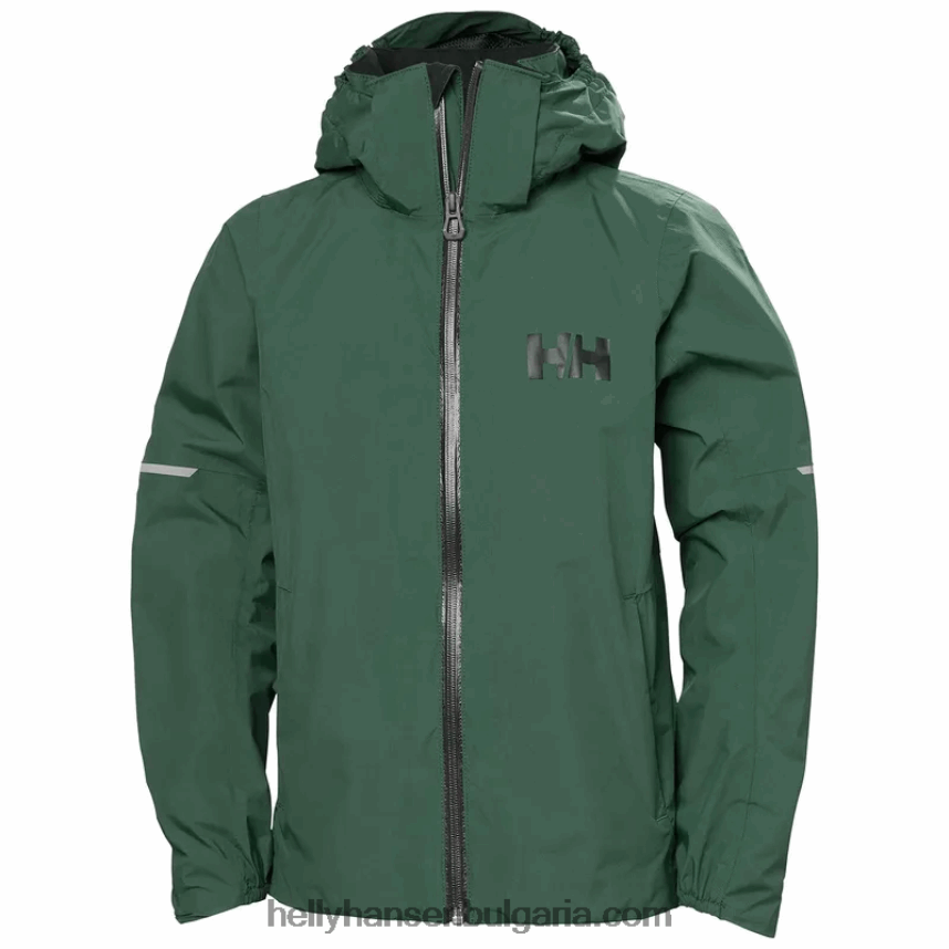 деца юношеско яке за дъжд 80V22D2427 теракота Helly-Hansen