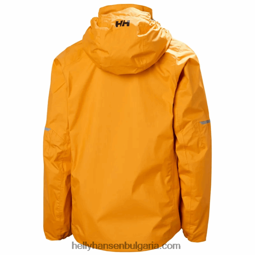 деца юношеско яке за дъжд 80V22D2428 теракота/смърч Helly-Hansen