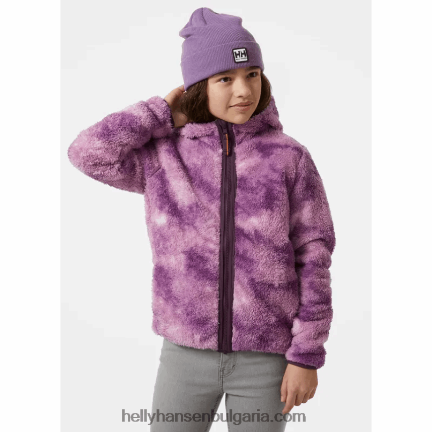 деца реверсивно яке за юноши 80V22D2431 морошка/гора близо Helly-Hansen