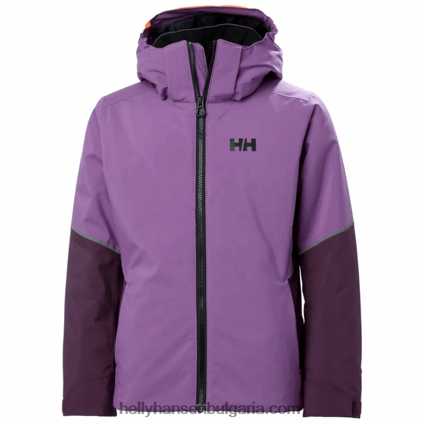 деца ски яке за бижута за юноши 80V22D2436 помощна програма gre/black Helly-Hansen