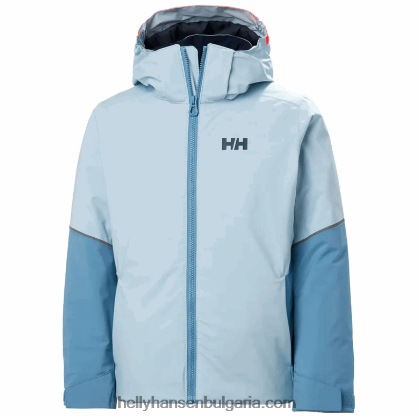 деца ски яке за бижута за юноши 80V22D2437 натрошена гра Helly-Hansen