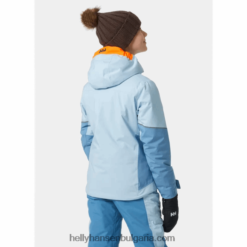 деца ски яке за бижута за юноши 80V22D2437 натрошена гра Helly-Hansen