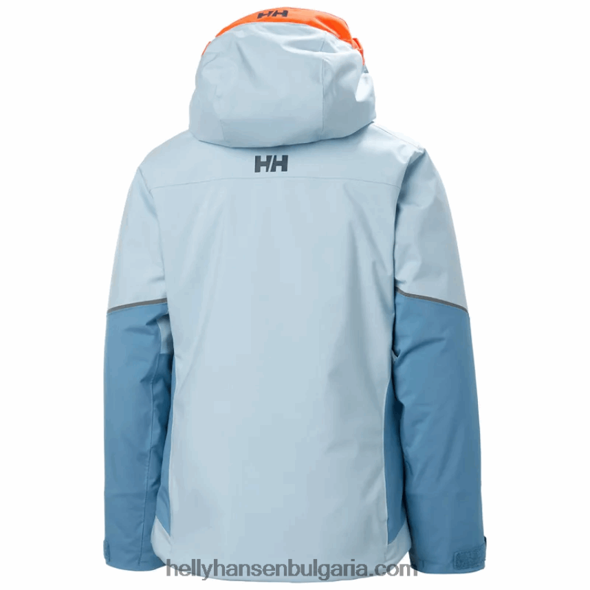 деца ски яке за бижута за юноши 80V22D2437 натрошена гра Helly-Hansen