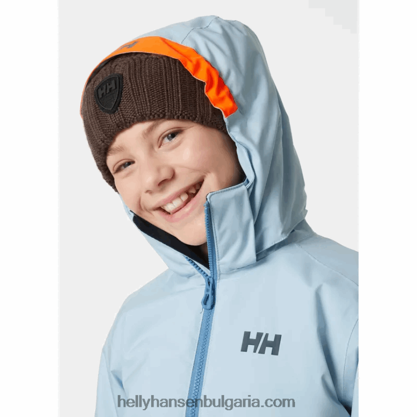 деца ски яке за бижута за юноши 80V22D2437 натрошена гра Helly-Hansen