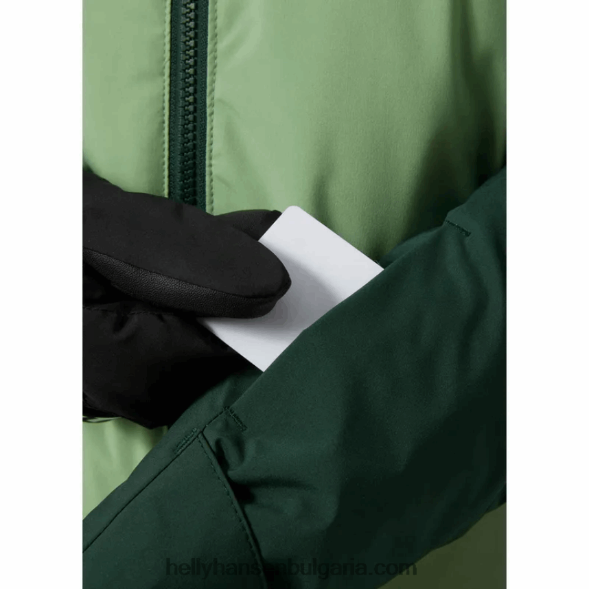 деца ски яке за бижута за юноши 80V22D2438 натрошена гра Helly-Hansen