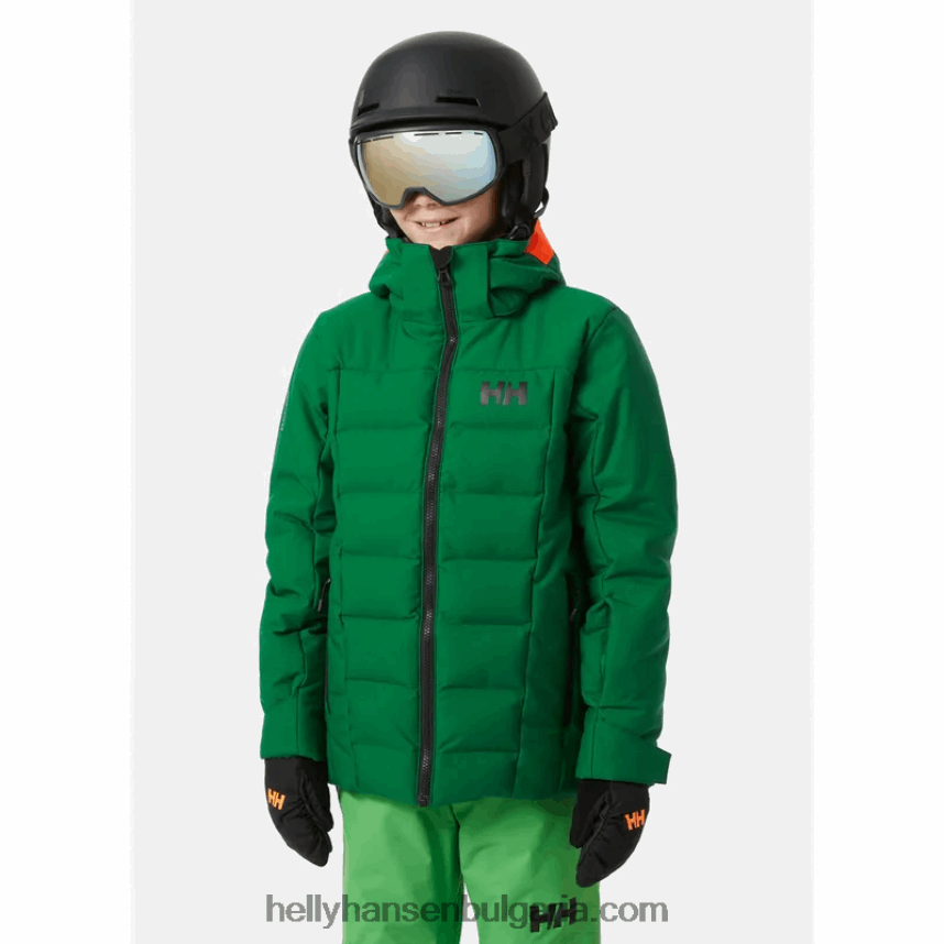 деца юношеско рисково ски яке 80V22D2744 патрулен оран/войник/черен Helly-Hansen