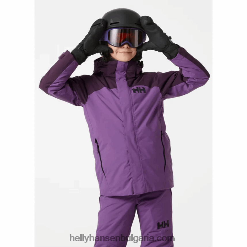 деца ски яке за юноши 80V22D2748 троен espr/морски Helly-Hansen