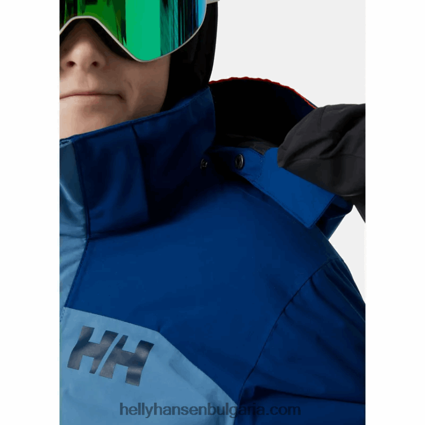 деца ски яке за юноши 80V22D2749 натрошена гра Helly-Hansen