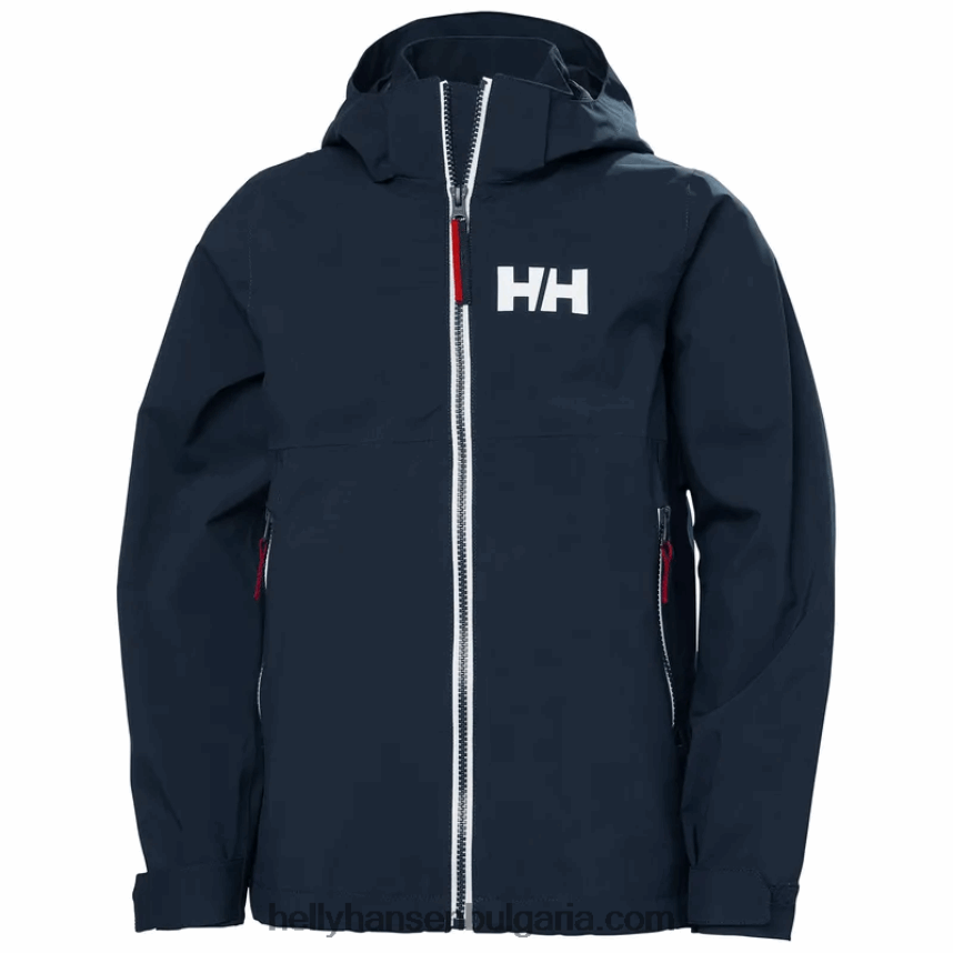деца юношеско такелажно яке за дъжд 80V22D2773 смърч Helly-Hansen