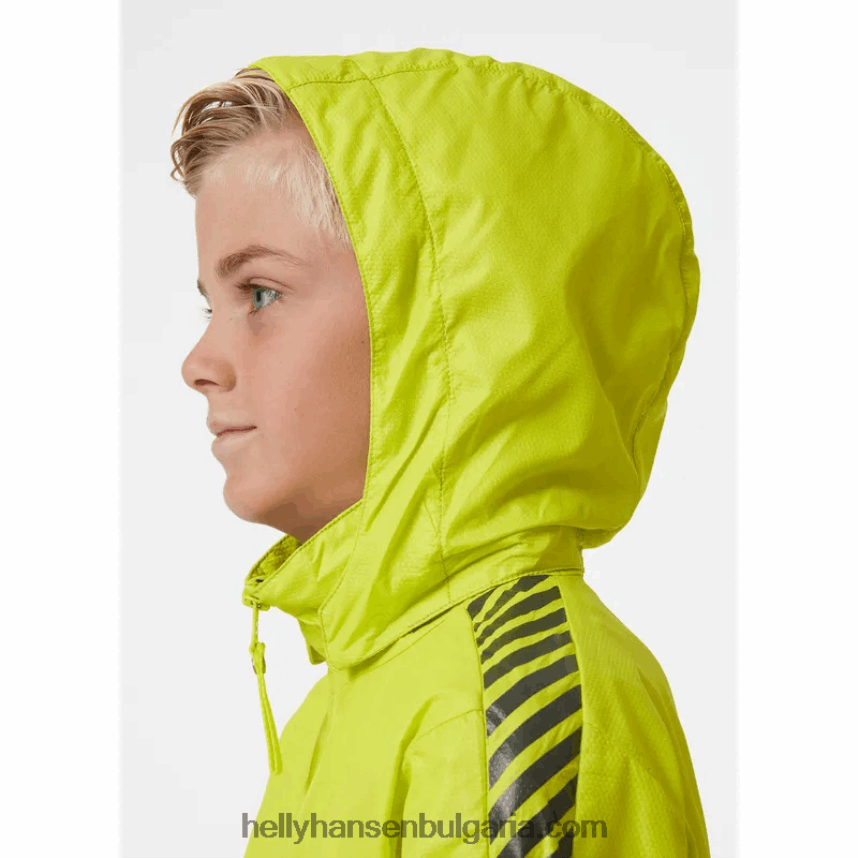 деца юношеско райе яке за вятър 80V22D2809 вечерно синьо/черно Helly-Hansen