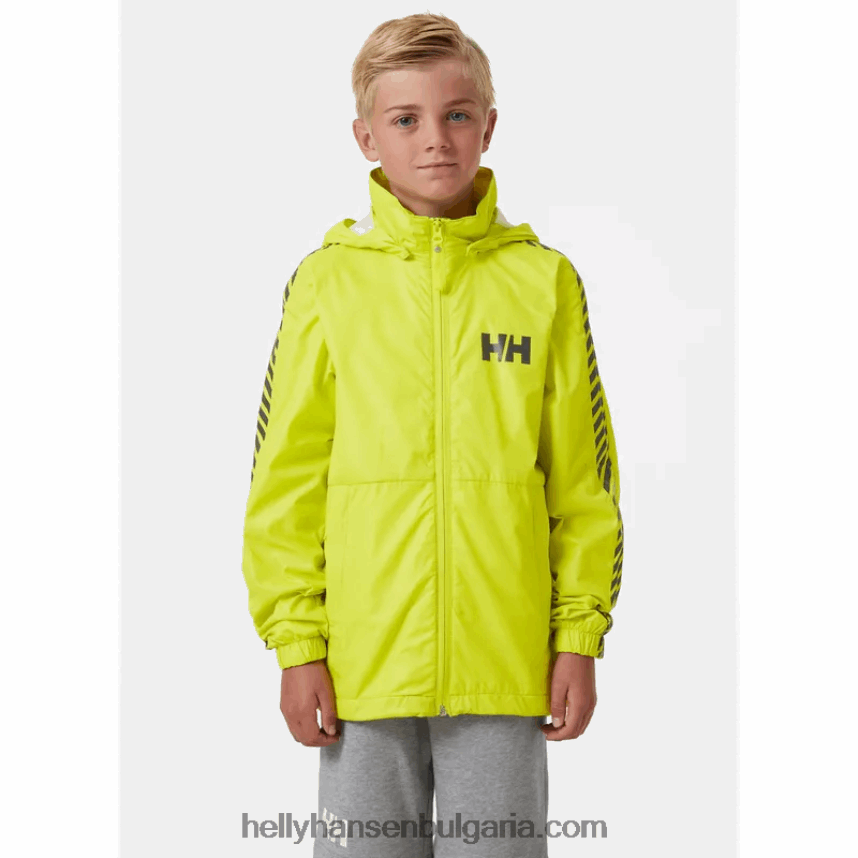 деца юношеско райе яке за вятър 80V22D2809 вечерно синьо/черно Helly-Hansen