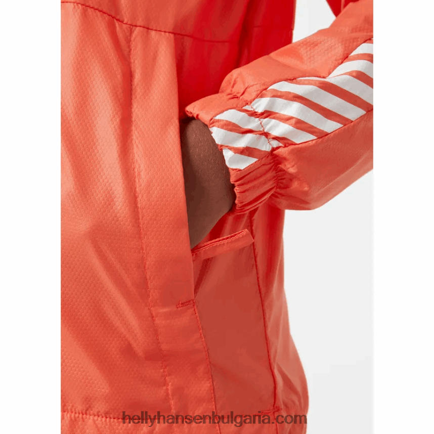 деца юношеско райе яке за вятър 80V22D2810 сладък лайм Helly-Hansen