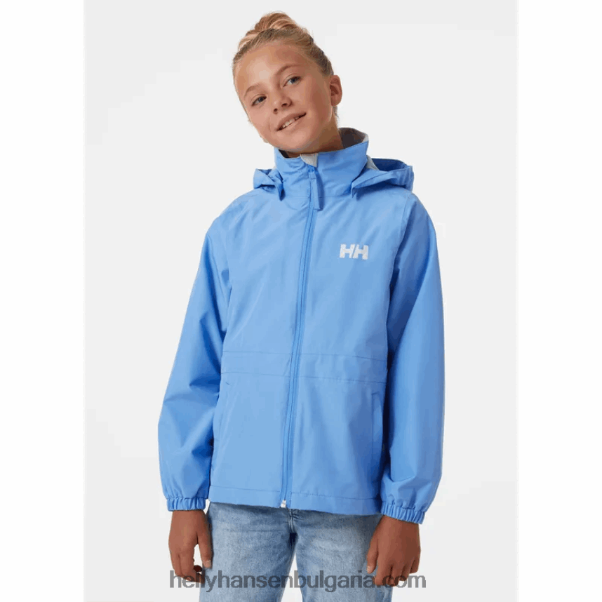 деца юношеско яке Celeste за дъжд 80V22D2553 теракота/дълбок фиорд Helly-Hansen