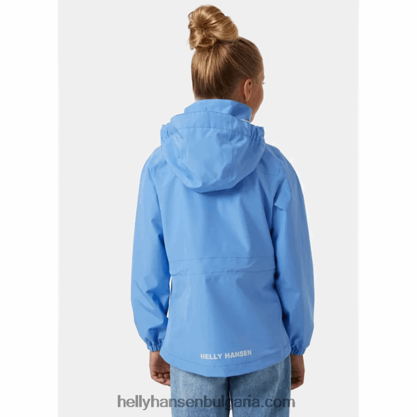 деца юношеско яке Celeste за дъжд 80V22D2553 теракота/дълбок фиорд Helly-Hansen