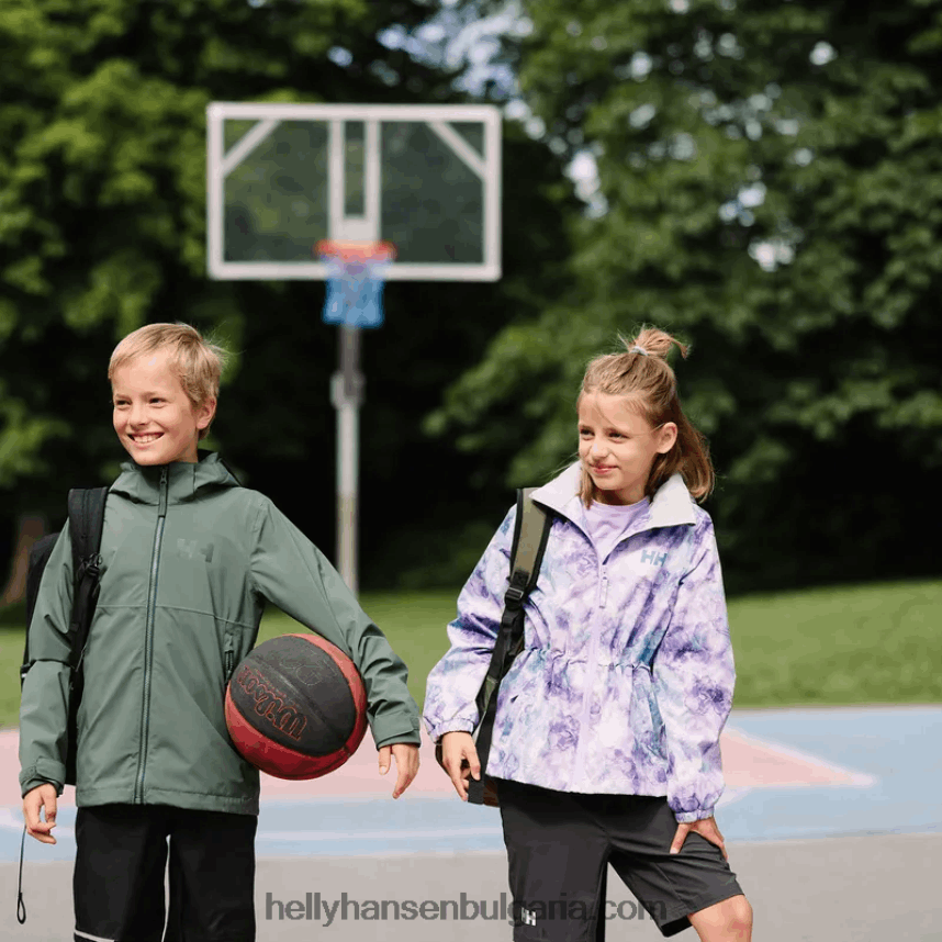 деца юношеско яке Celeste за дъжд 80V22D2554 скаген синьо Helly-Hansen